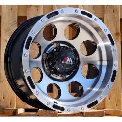 R15x10 6X139.7 ET M46 110.1 LU087 Black Polished (MB) For 4X4 (P1)