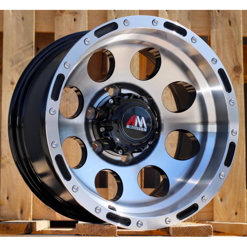 R15x10 6X139.7 ET M46 110.1 LU087 Black Polished (MB) For 4X4 (P1) R15x10 6X139.7 ET M46 110.1 LU087 Black Polished (MB) For 4X4 (P1)