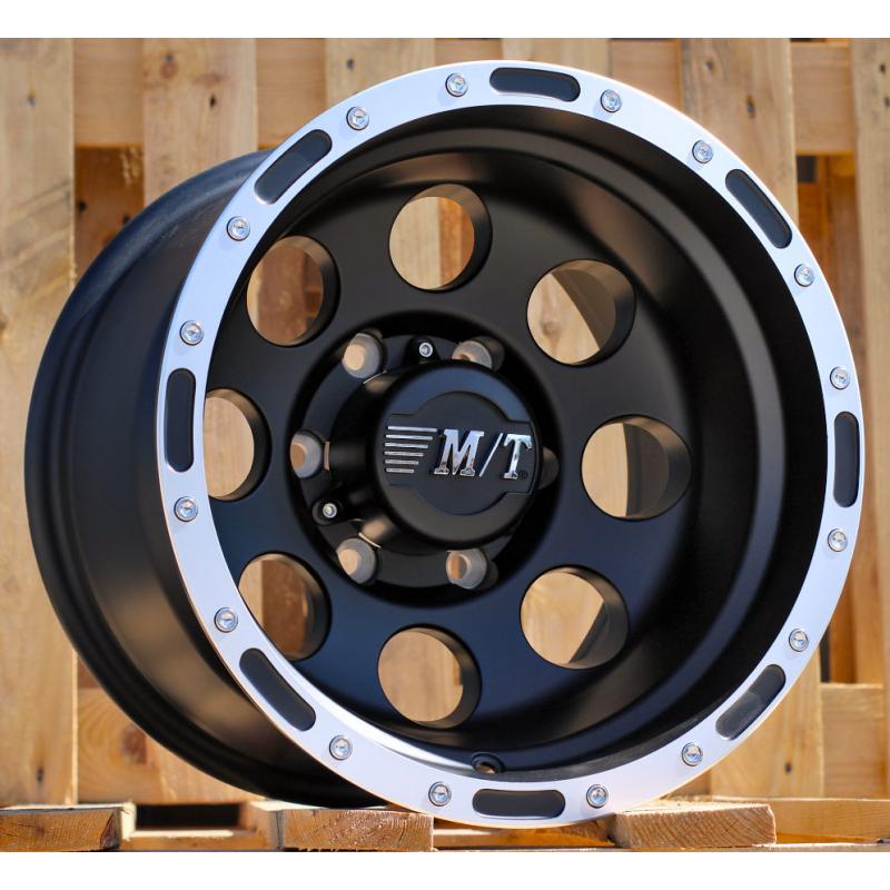 R15x8 6X139.7 ET M30 108.1 LU087 Black Matt+Polished Lip (BMPL) For 4X4 (P1) R15x8 6X139.7 ET M30 108.1 LU087 Black Matt+Polished Lip (BMPL) For 4X4 (P1)
