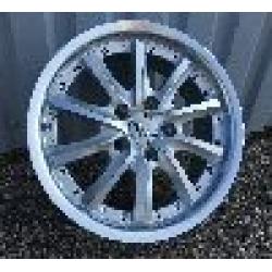 R15x6.5 5X105 ET 39 56.6 LU158 (1581565F29M) Polished Silver (MS) For RACIN (K3) ((AKC 40 Eur))