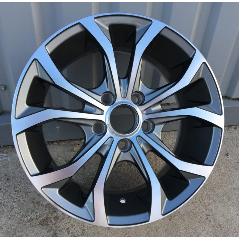 R15x6.5 5X105 ET 40 56.6 LU250 (250156556M) Grey Polished (MG) For RACIN (K3) ((AKC 40 Eur)) R15x6.5 5X105 ET 40 56.6 LU250 (250156556M) Grey Polished (MG) For RACIN (K3) ((AKC 40 Eur))