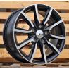 R15x6.5 5X114.3 ET 40 67.1 LU263 Black Polished Half Matt (MBHM) For RACIN (P1)