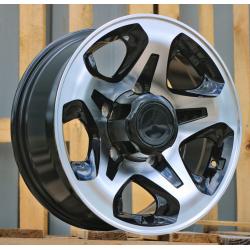 R16x7 5X150 ET 0 110.5 LU953 Black Polished (MB) For RACIN (K3)