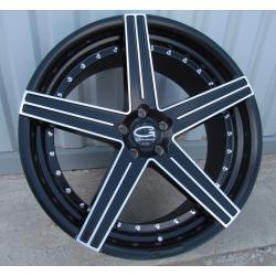 R22x10.5 5X120 ET 35 74.1 LU960 (9602210512M) Black Polished (MB) For BMW (K3) ((Rear+Front) Giovanna (AKC 140 Eur))