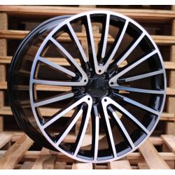 R22x10.5 5X112 ET 40 66.6 MR532 (IN0235) Black Polished (MB) For MER (K7+P1) (REAR+FRONT)