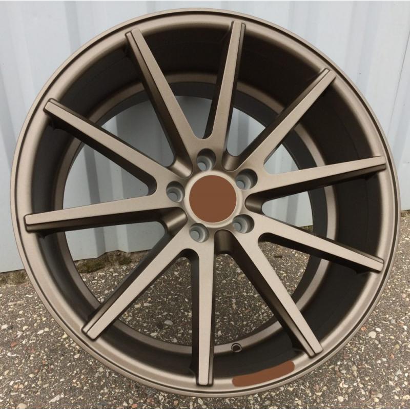 R19x8.5 5X120 ET 33 72.6 QC1122 Dark Bronze Half Matt (YDHM) For RACIN (N) ((AKC 70 Eur)) R19x8.5 5X120 ET 33 72.6 QC1122 Dark Bronze Half Matt (YDHM) For RACIN (N) ((AKC 70 Eur))