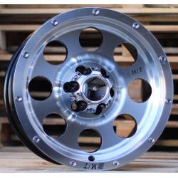 R16x8 6X114.3 ET 0 66.1 QC812 Black Polished (MB) For 4X4 (K7) ((AKC 65 Eur))