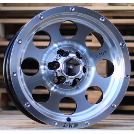 R16x8 6X114.3 ET 0 66.1 QC812 Black Polished (MB) For 4X4 (K7) ((AKC 65 Eur))