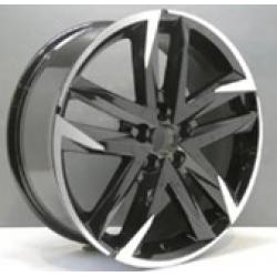 R18x7 5X114.3 ET 50 60.1 SF501 Black Polished (MB) For TOYOT (K7) (HYBRID FORGED)