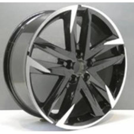 R18x7 5X114.3 ET 50 60.1 SF501 Black Polished (MB) For TOYOT (K7) (HYBRID FORGED)