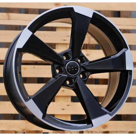 R20x9 5X112 ET 32 66.5 XE351 (IN5436) Black Polished (MB) For AUD (Z5)