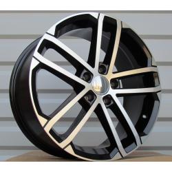 R18x7.5 5X112 ET 45 57.1 SK512 (D5508) Black Polished (MB) For SKODA (K3)