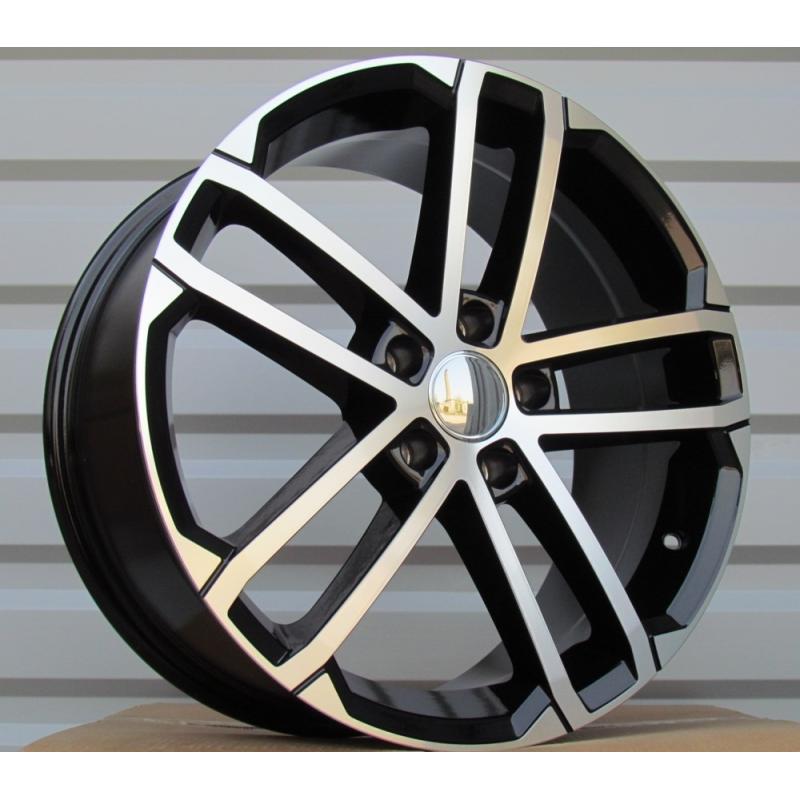 R18x7.5 5X112 ET 45 57.1 SK512 (D5508) Black Polished (MB) For SKODA (K3) R18x7.5 5X112 ET 45 57.1 SK512 (D5508) Black Polished (MB) For SKODA (K3)