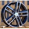 R15x6 5X100 ET 40 57.1 SW110 Black Polished (MB) For VW (P1)