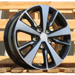 R16x6.5 5X114.3 ET 40 66.1 TL0400 Black Polished (MB) For NISS (R)