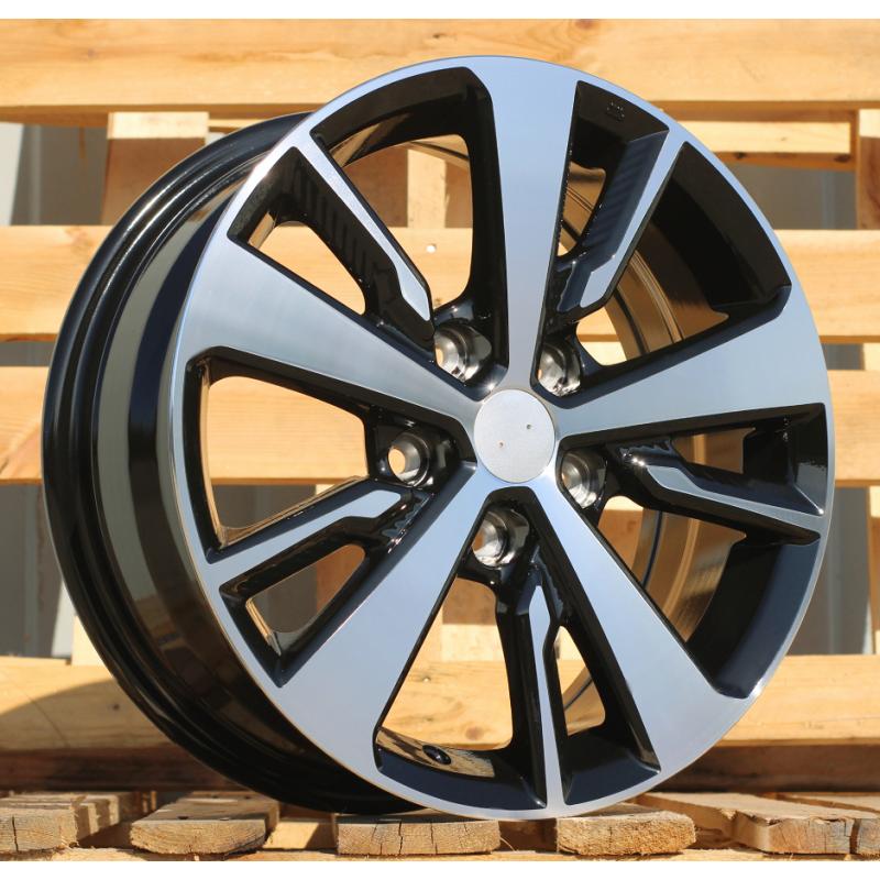 R16x6.5 5X114.3 ET 40 66.1 TL0400 Black Polished (MB) For NISS (R) R16x6.5 5X114.3 ET 40 66.1 TL0400 Black Polished (MB) For NISS (R)
