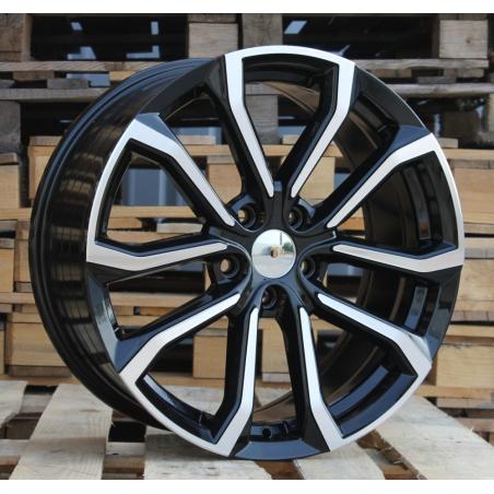 R18x8 5X108 ET 49 67.1 V515 (FE133/V515) Black Polished (MB) For VOLVO (P2+R)