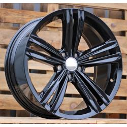 R19x8.5 5X112 ET 38 57.1 X006 Black (BL) For VW (P1+K4)