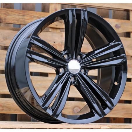 R19x8.5 5X112 ET 38 57.1 X006 Black (BL) For VW (P1+K4)