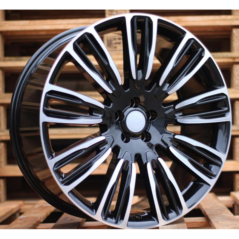 R21x9.5 5X108 ET 45 63.3 XE136 (BYD1292) Black Polished (MB) For LAND (P+Z4) R21x9.5 5X108 ET 45 63.3 XE136 (BYD1292) Black Polished (MB) For LAND (P+Z4)