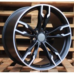 R20x8.5 5X120 ET 35 72.6 XE169 Black Polished Half Matt (MBHM) For BMW (P) ((AKC 120 Eur))