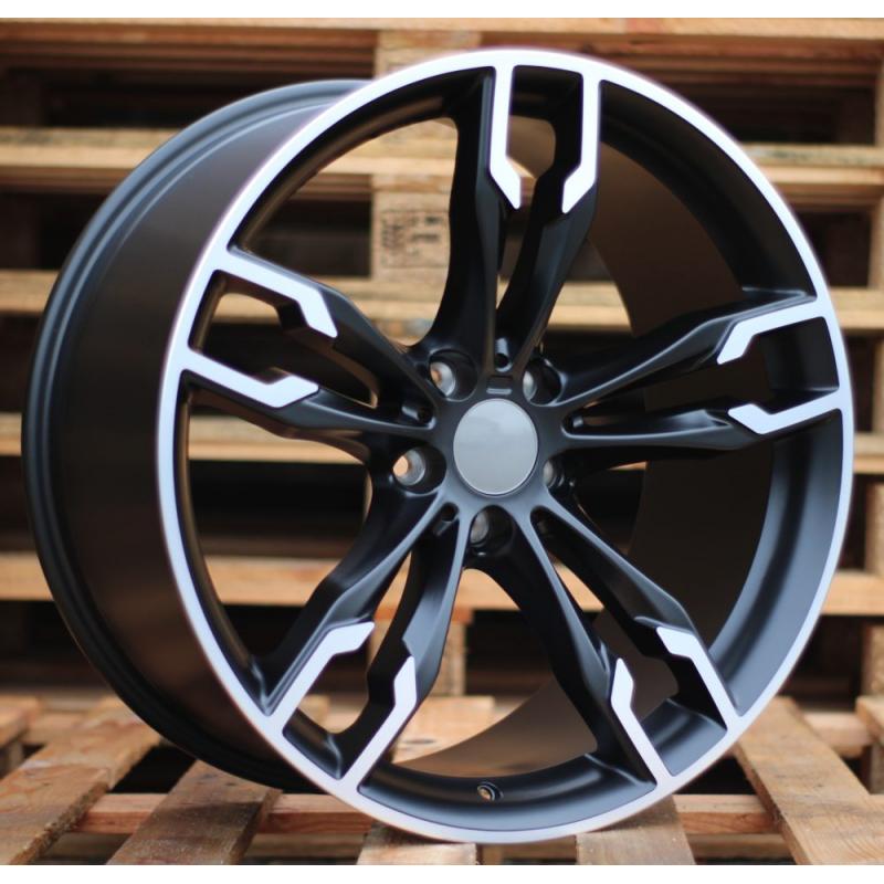R20x8.5 5X120 ET 35 72.6 XE169 Black Polished Half Matt (MBHM) For BMW (P) ((AKC 120 Eur)) R20x8.5 5X120 ET 35 72.6 XE169 Black Polished Half Matt (MBHM) For BMW (P) ((AKC 120 Eur))