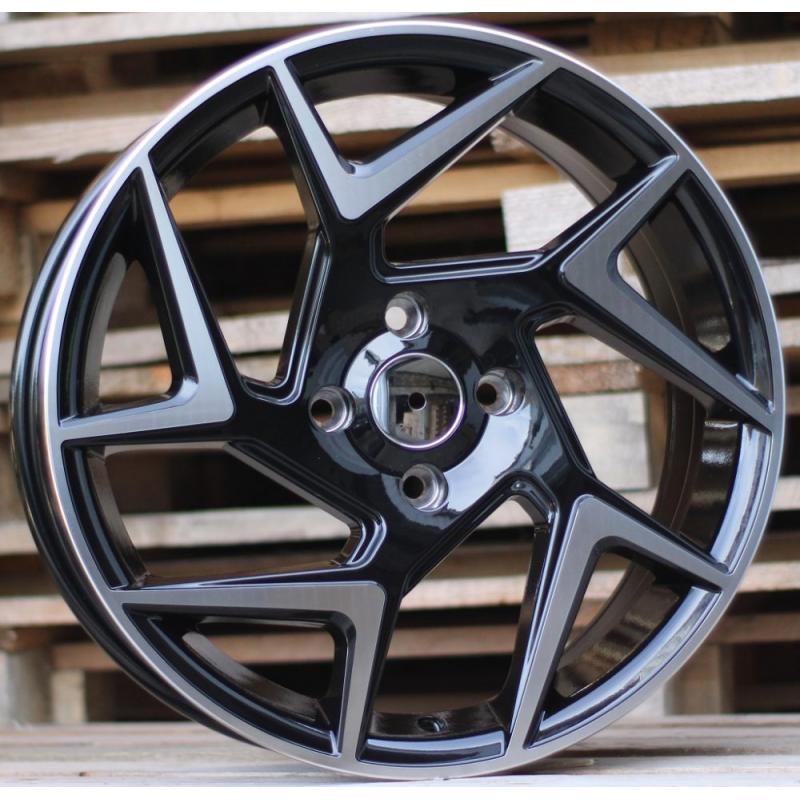 R16x6.5 4X108 ET 47 63.3 XE172 Black Polished (MB) For FORD (R) R16x6.5 4X108 ET 47 63.3 XE172 Black Polished (MB) For FORD (R)