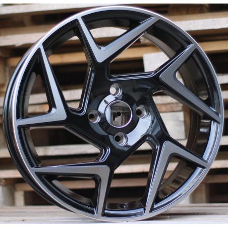 R16x6.5 4X108 ET 47 63.3 XE172 Black Polished (MB) For FORD (R)