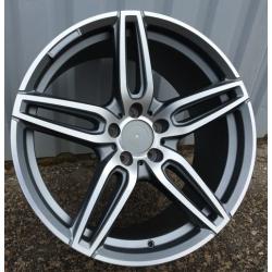 R19x9.5 5X112 ET 43 66.6 XE225 Grey Polished (MG) For MER (N2) ((AKC 90 Eur))