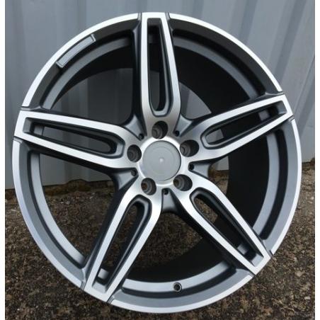 R19x9.5 5X112 ET 43 66.6 XE225 Grey Polished (MG) For MER (N2) ((AKC 90 Eur))