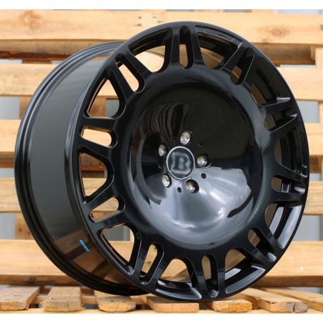 R22x10.5 5X112 ET 38 66.6 XE629 Black (BL) For MER (K4) (HYBRID FORGED New BRABUS (Front+Rear))