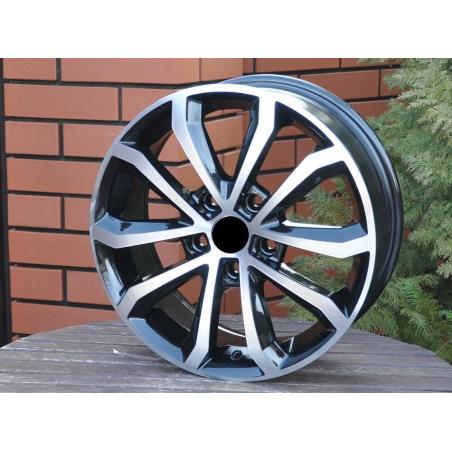 R16x6.5 5X112 ET 46 57.1 XF083 Black Polished (MB) For SKODA (R) ((AKC 65 Eur))