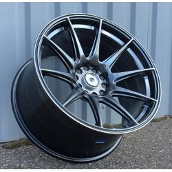 R19x10 10X114/120 ET 20 74.1 XF266 Hyper Black (HB) For RACIN (K4) ((AKC 115 Eur) REAR+FRONT)