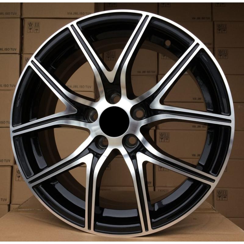 R16x6.5 5X98 ET 38 58.1 XF165 Black Polished+Powder Coating (MBPC) For RACIN (P1) R16x6.5 5X98 ET 38 58.1 XF165 Black Polished+Powder Coating (MBPC) For RACIN (P1)