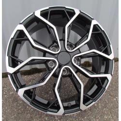R15x6.5 4X100 ET 37 60.1 XF260 (BK1058) Black Polished (MB) For RENAU (K2)