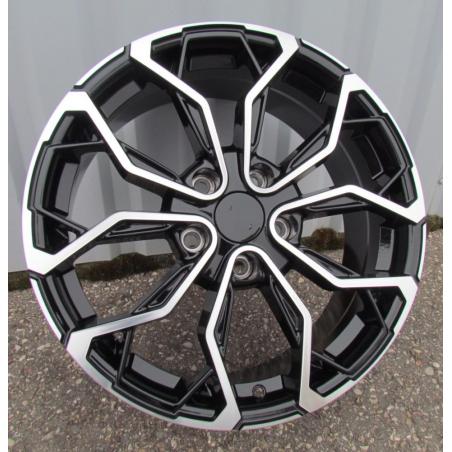 R17x7 4X100 ET 44 60.1 XF260 (BK1058) Black Polished (MB) For RENAU (R)
