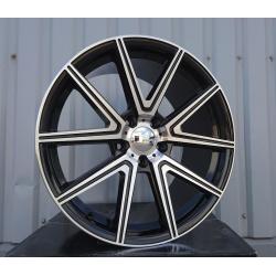 R18x8.5 5X114.3 ET 35 67.1 XFE07 Black Polished (MB) For RACIN (K7) (Rear+Front)