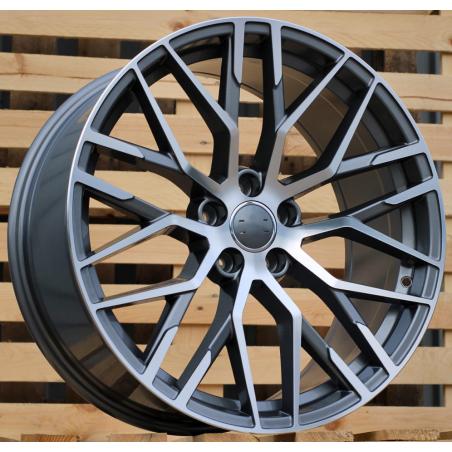 R19x8.5 5X112 ET 39 66.5 XFE30 (BY1373) Grey Polished (MG) For AUD (Z2+Z3)