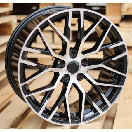 R19x8.5 5X112 ET 39 66.5 XFE30 (BY1373) Black Polished (MB) For AUD (Z3)