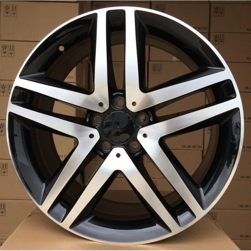 R19x8 5X112 ET 52 66.6 XFE69 Black Polished (MB) For MER (K4) ((Max load 980kg)) R19x8 5X112 ET 52 66.6 XFE69 Black Polished (MB) For MER (K4) ((Max load 980kg))