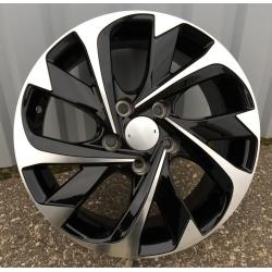 R16x6.5 5X114.3 ET 40 60.1 XFE89 Black Polished (MB) For TOYOT (R)
