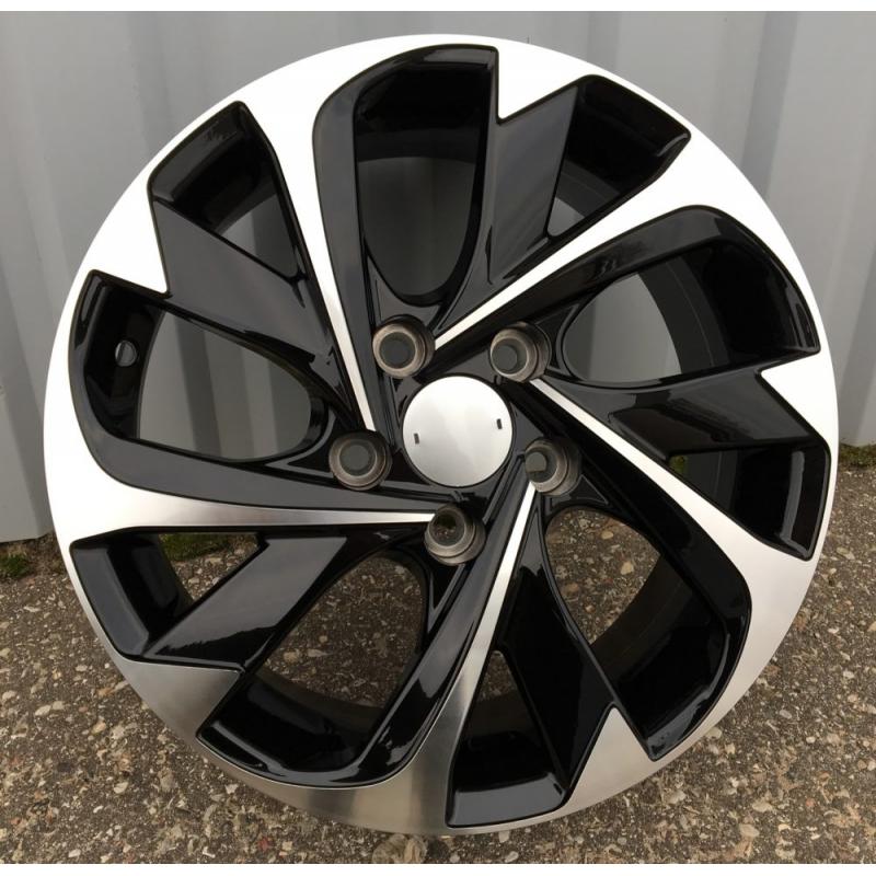 R16x6.5 5X114.3 ET 40 60.1 XFE89 Black Polished (MB) For TOYOT (R) R16x6.5 5X114.3 ET 40 60.1 XFE89 Black Polished (MB) For TOYOT (R)