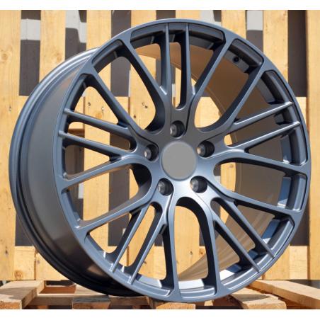R21x9.5 5X130 ET 61 71.6 XFRGW1101 Gun Metal (GM) For PORCH (K3) (FORGED (Rear+Front))