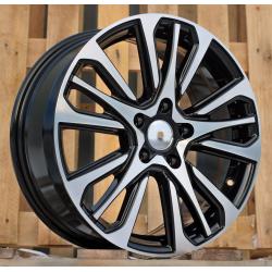 R17x7 5X114.3 ET 43 66.1 Y0057 Black Polished (MB) For RENAU (R)