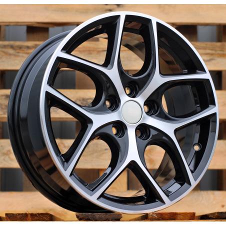 R17x7 5X108 ET 50 63.4 Y0058 Black Polished (MB) For FORD (R)
