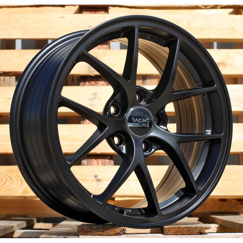R16x7 5X110 ET 41 65.1 Y0134 Black Half Matt (BLHM) For RACIN (R) R16x7 5X110 ET 41 65.1 Y0134 Black Half Matt (BLHM) For RACIN (R)