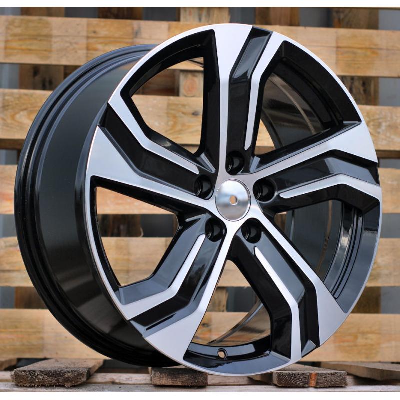 R18x8 5X108 ET 42 63.4 Y0143 Black Polished (MB) For VOLVO (K4+P) R18x8 5X108 ET 42 63.4 Y0143 Black Polished (MB) For VOLVO (K4+P)