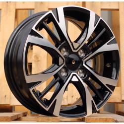 R14x5.5 4X100 ET 40 54.1 Y1127 (L2285) Black Polished (MB) For KIA (P1)