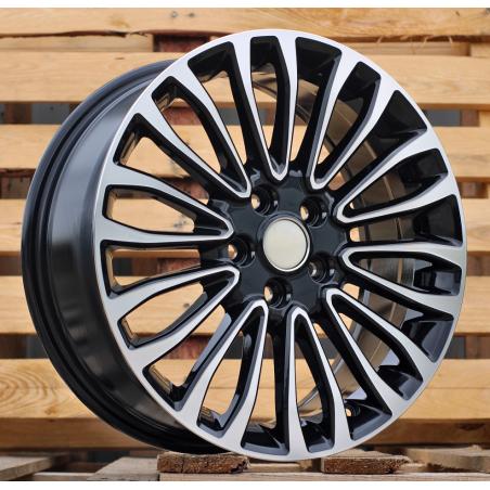 R17x7 5X108 ET 50 63.3 Y1158 Black Polished (MB) For FORD (L4)