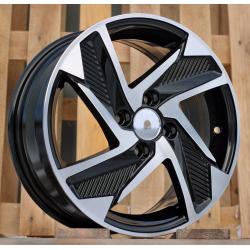 R15x6 4X100 ET 48 54.1 Y1169 Black Polished (MB) For HYUND (R) (New Model)
